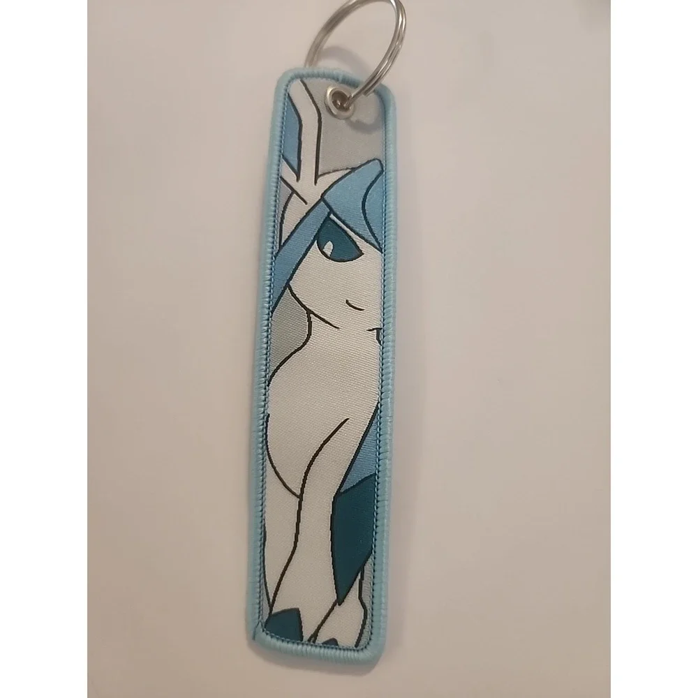 Pokemon 1 Piece Double Sided 5 Inch Glaceon Keychain